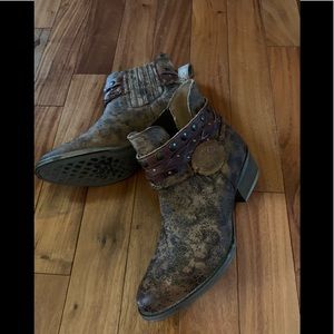 Rural Haze Brown Harness Bootie